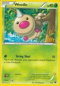 Weedle, McDonald's Promos 2014