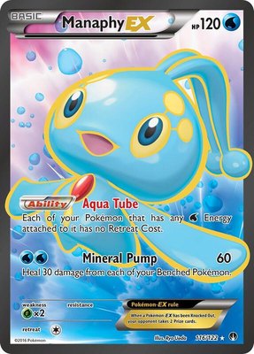 Manaphy EX (Full Art), XY - BREAKpoint