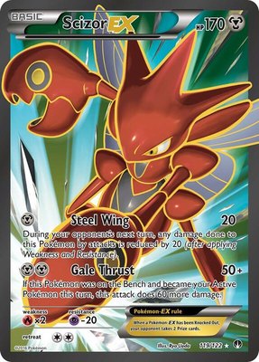 Scizor EX (Full Art), XY - BREAKpoint