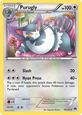 Purugly, XY - BREAKpoint
