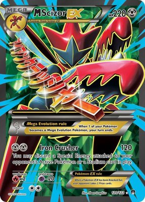 M Scizor EX (Full Art), XY - BREAKpoint
