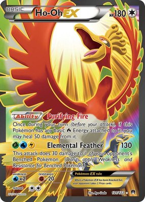 Ho-Oh EX (Full Art), XY - BREAKpoint