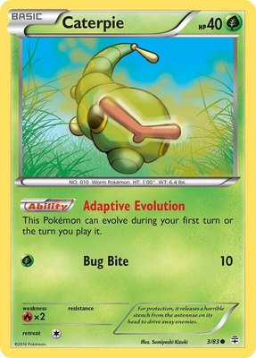 Caterpie, Generations