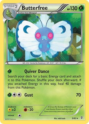 Butterfree, Generations