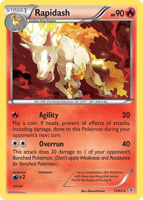 Rapidash, Generations