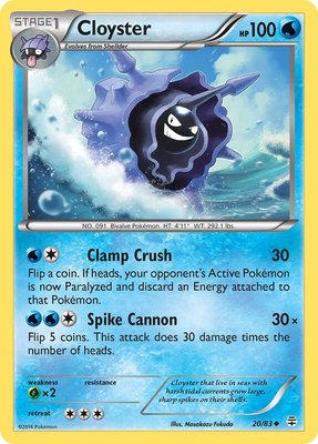 Cloyster, Generations