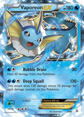 Vaporeon EX, Generations