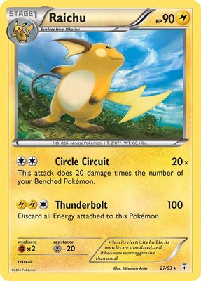 Raichu, Generations