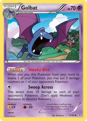 Golbat, Generations