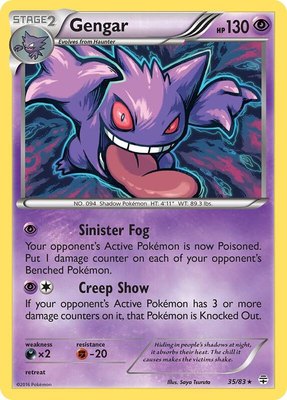 Gengar, Generations