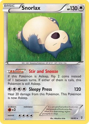 Snorlax, Generations