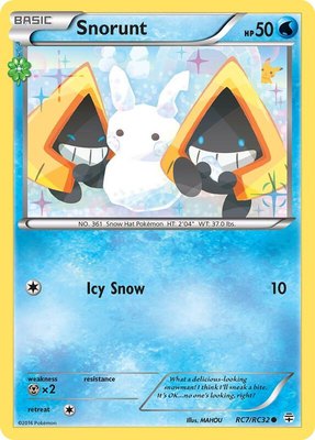 Snorunt, Generations: Radiant Collection