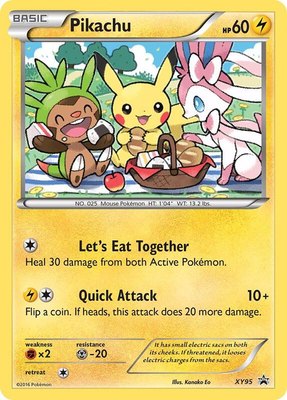 Pikachu, XY Promos