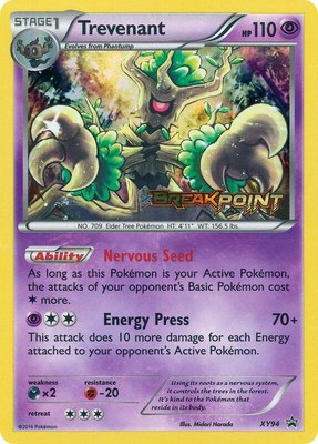 Trevenant (Prerelease), XY Promos