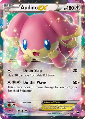 Audino EX, XY - Fates Collide