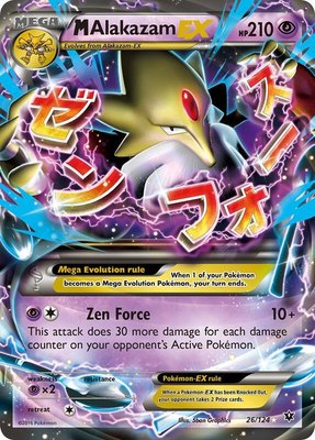 M Alakazam EX, XY - Fates Collide