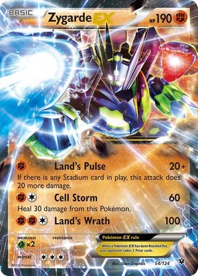 Zygarde EX, XY - Fates Collide