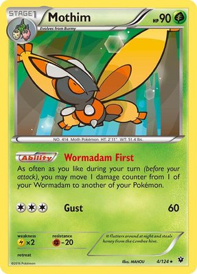 Mothim, XY - Fates Collide