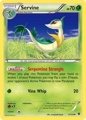 Servine, XY - Fates Collide