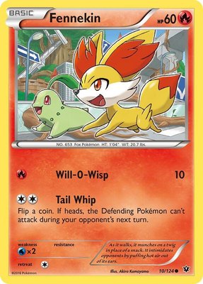 Fennekin (10), XY - Fates Collide