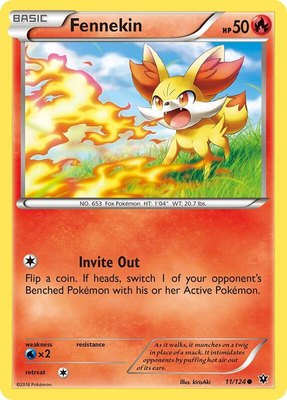 Fennekin (11), XY - Fates Collide