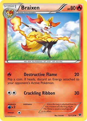 Braixen, XY - Fates Collide