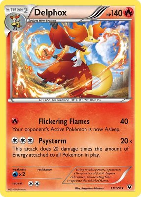 Delphox, XY - Fates Collide
