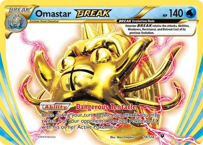 Omastar BREAK, XY - Fates Collide