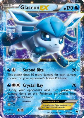 Glaceon EX, XY - Fates Collide