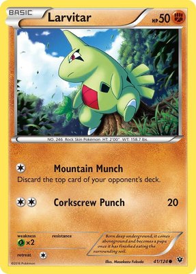 Larvitar (41), XY - Fates Collide