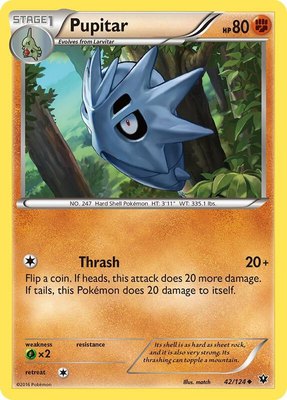 Pupitar, XY - Fates Collide