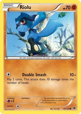 Riolu (45), XY - Fates Collide