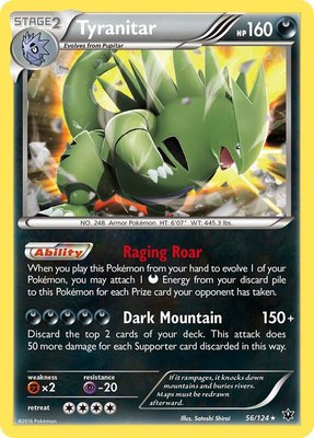 Tyranitar, XY - Fates Collide