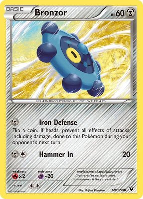 Bronzor, XY - Fates Collide