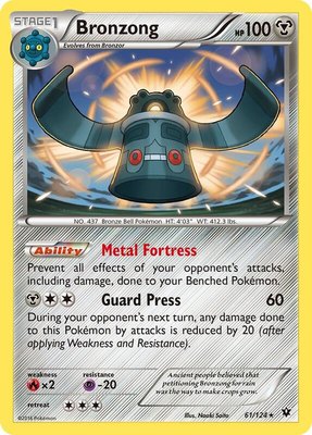 Bronzong, XY - Fates Collide