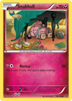 Snubbull, XY - Fates Collide
