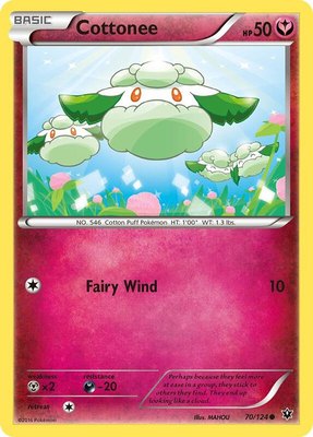Cottonee, XY - Fates Collide
