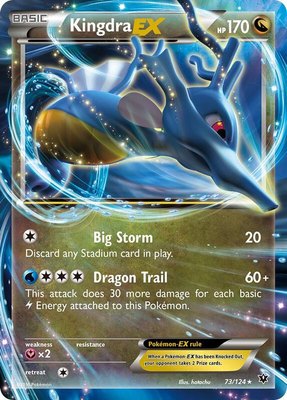 Kingdra EX, XY - Fates Collide