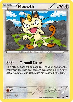 Meowth, XY - Fates Collide