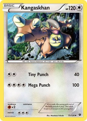 Kangaskhan, XY - Fates Collide