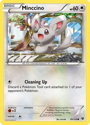 Minccino (86), XY - Fates Collide