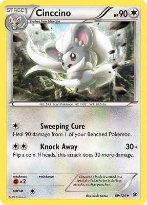 Cinccino (89), XY - Fates Collide