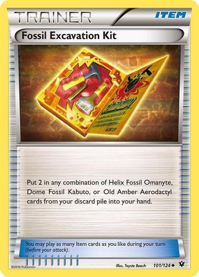 Fossil Excavation Kit, XY - Fates Collide
