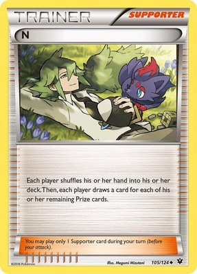 N (Supporter), XY - Fates Collide