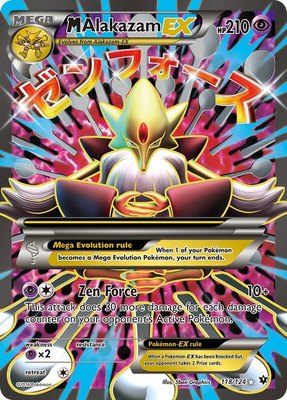 M Alakazam EX (Full Art), XY - Fates Collide