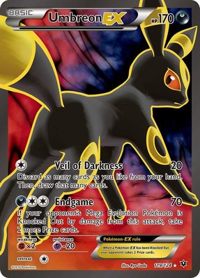 Umbreon EX (Full Art), XY - Fates Collide