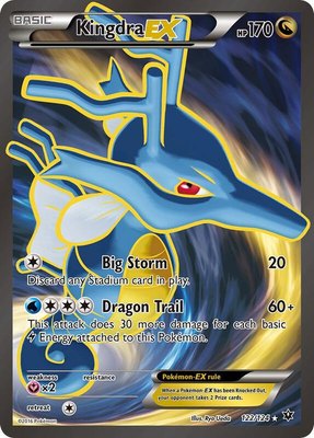 Kingdra EX (Full Art), XY - Fates Collide