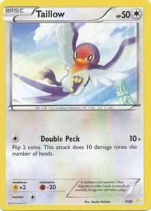 Taillow, XY Trainer Kit: Pikachu Libre & Suicune