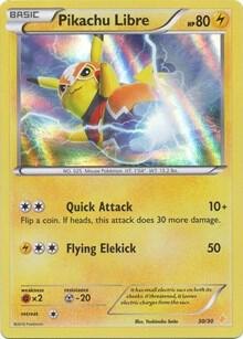 Pikachu Libre (30 ), XY Trainer Kit: Pikachu Libre & Suicune