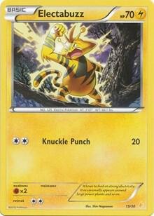 Electabuzz (23), XY Trainer Kit: Pikachu Libre & Suicune